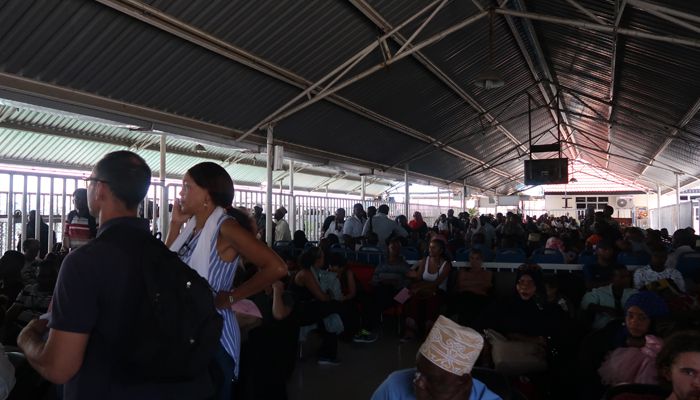 Waiting Area at the Ferry in Dar Es Salaam