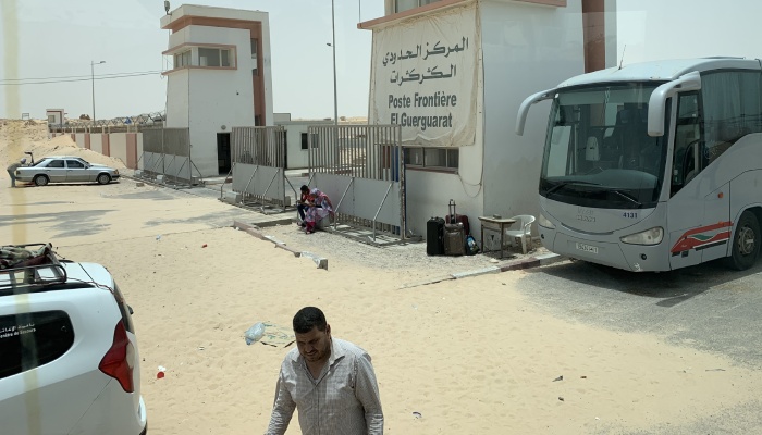 Guerguerat Border. Crossing Borders Dakhla to Mauritania. While In Africa